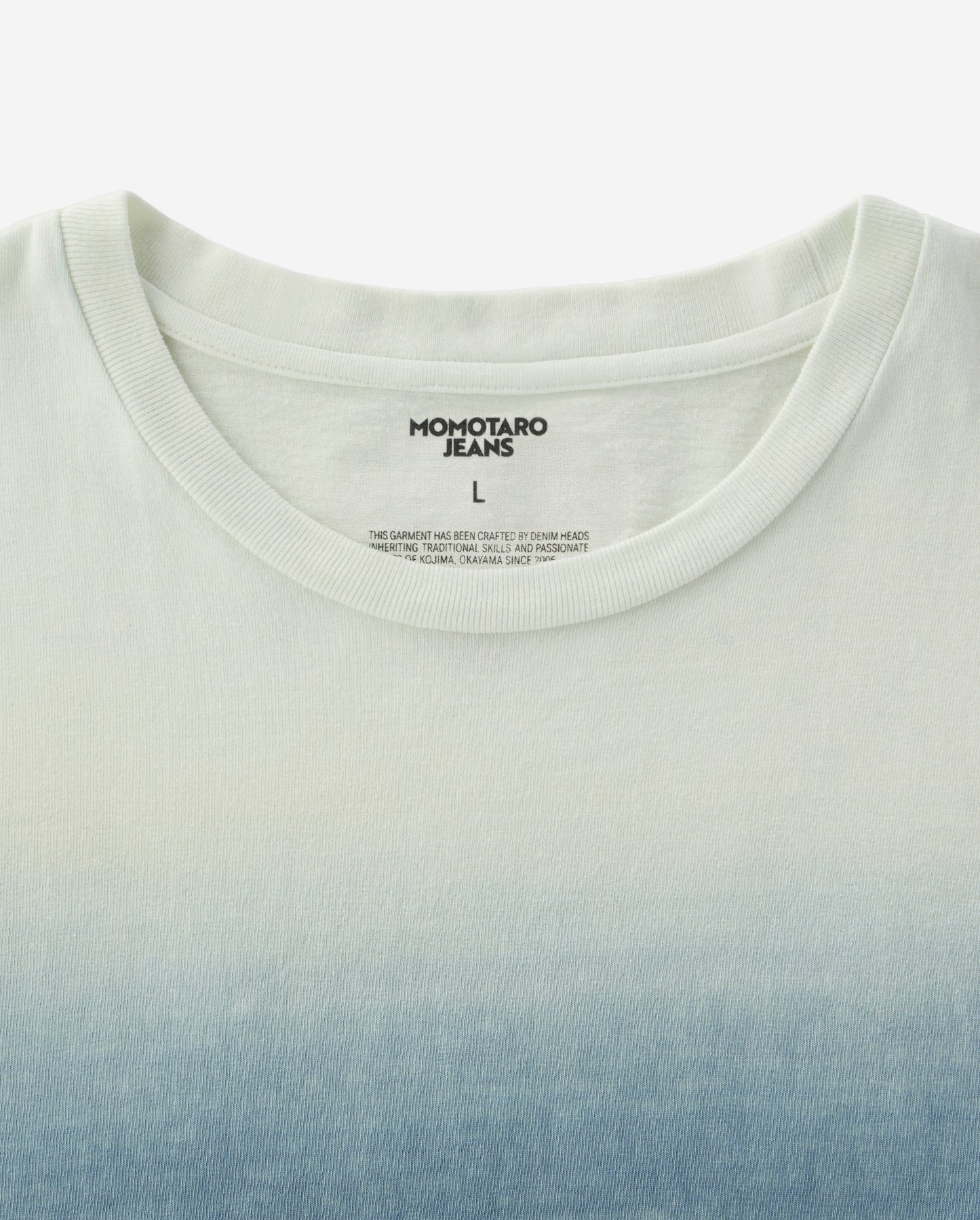 SOFT HEAVY OWN S/S TEE - NATURAL INDIGO GRADATION