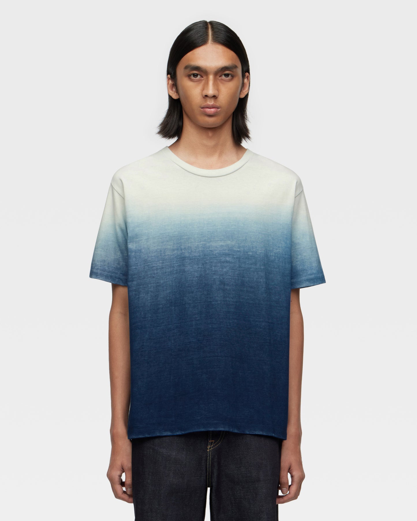 SOFT HEAVY OWN S/S TEE - NATURAL INDIGO GRADATION