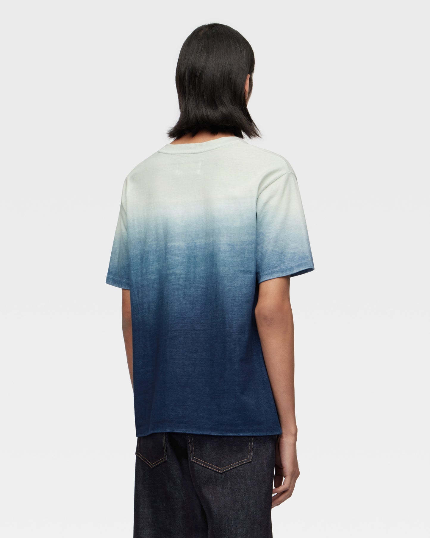 SOFT HEAVY OWN S/S TEE - NATURAL INDIGO GRADATION