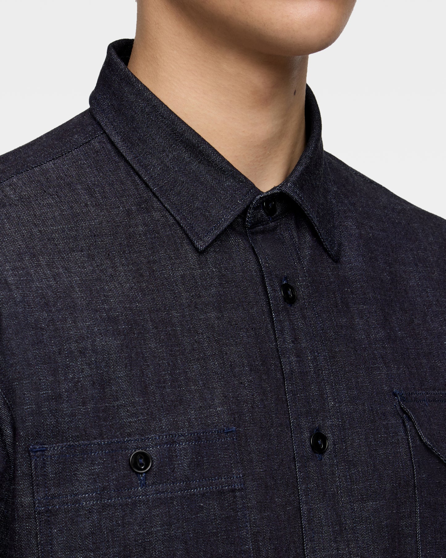 TRIPLE STITCH L/S DENIM SHIRT (SP)