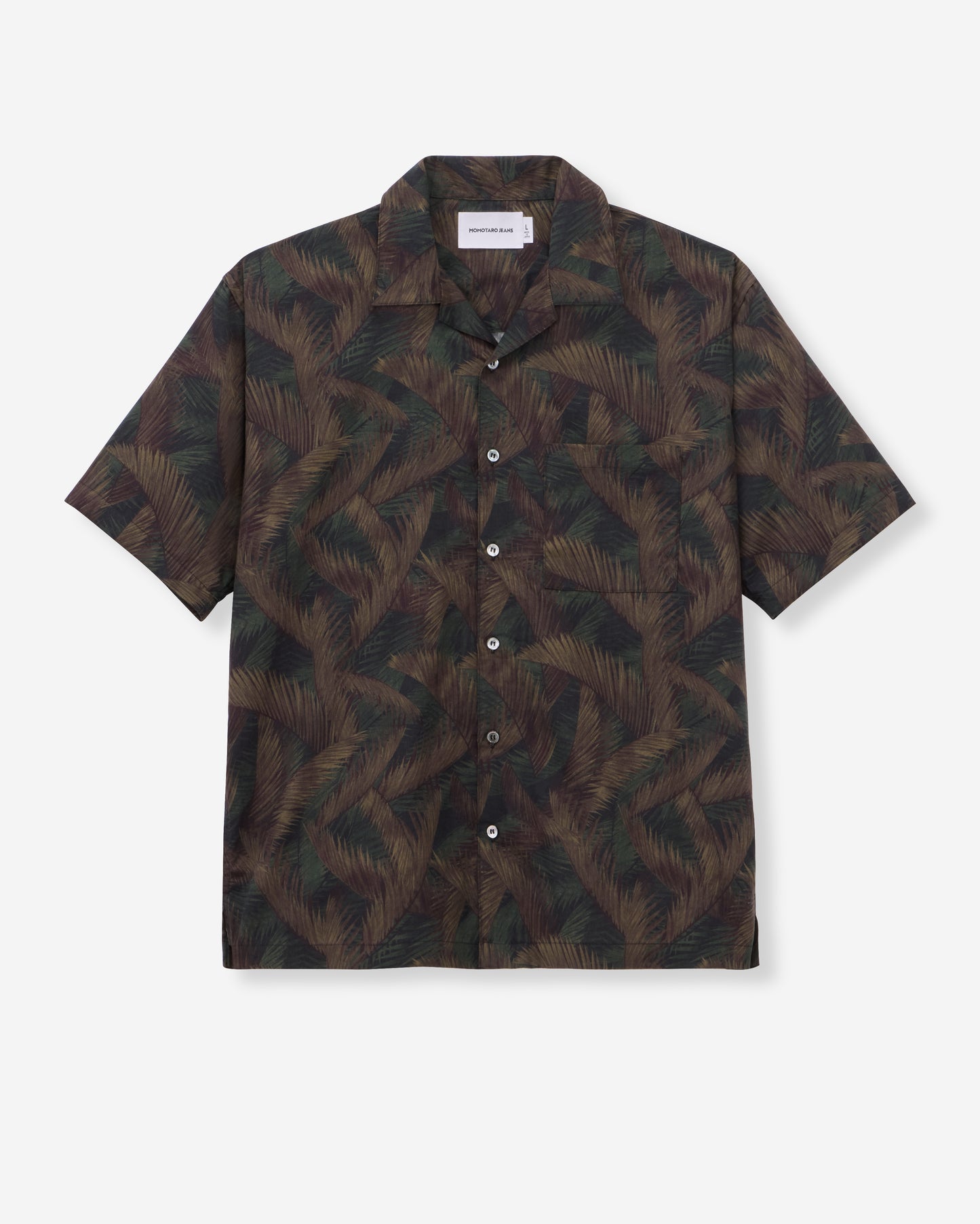 CYCADS PATTERN S/S SHIRT