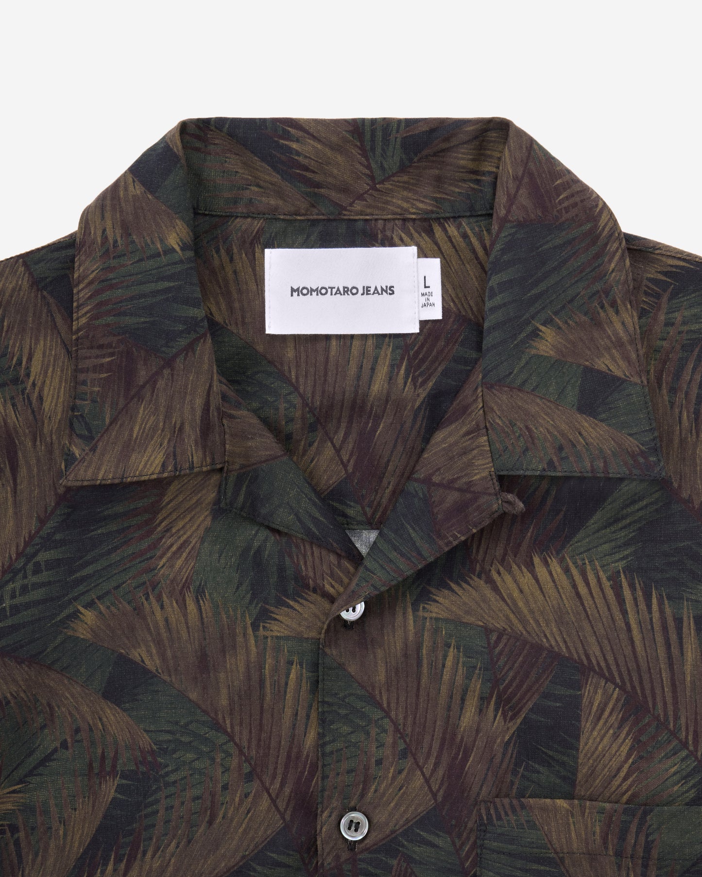 CYCADS PATTERN S/S SHIRT