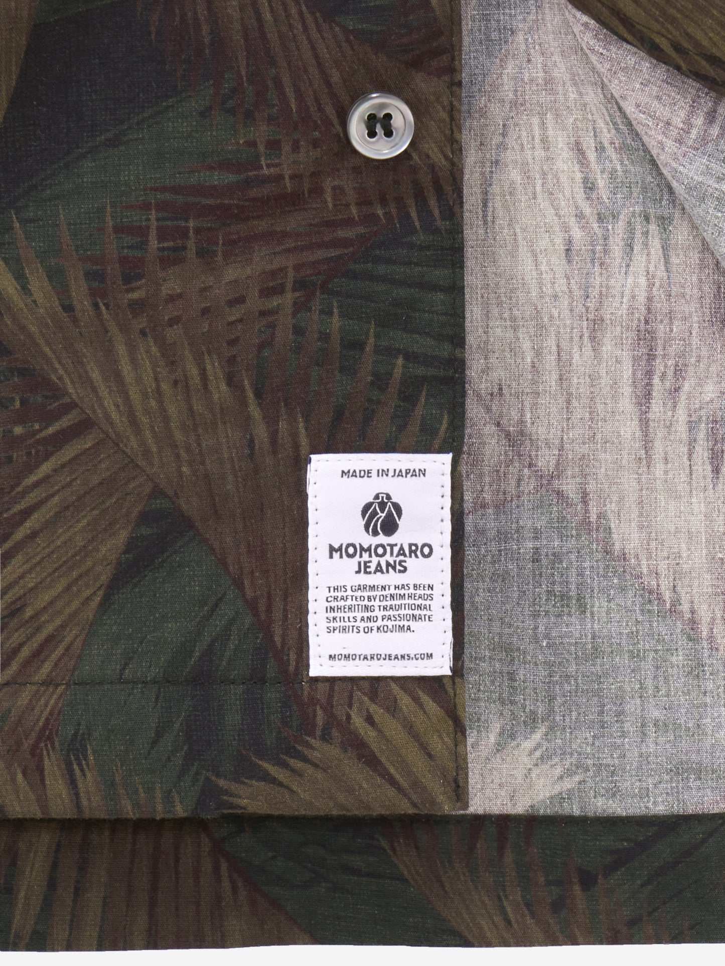 CYCADS PATTERN S/S SHIRT