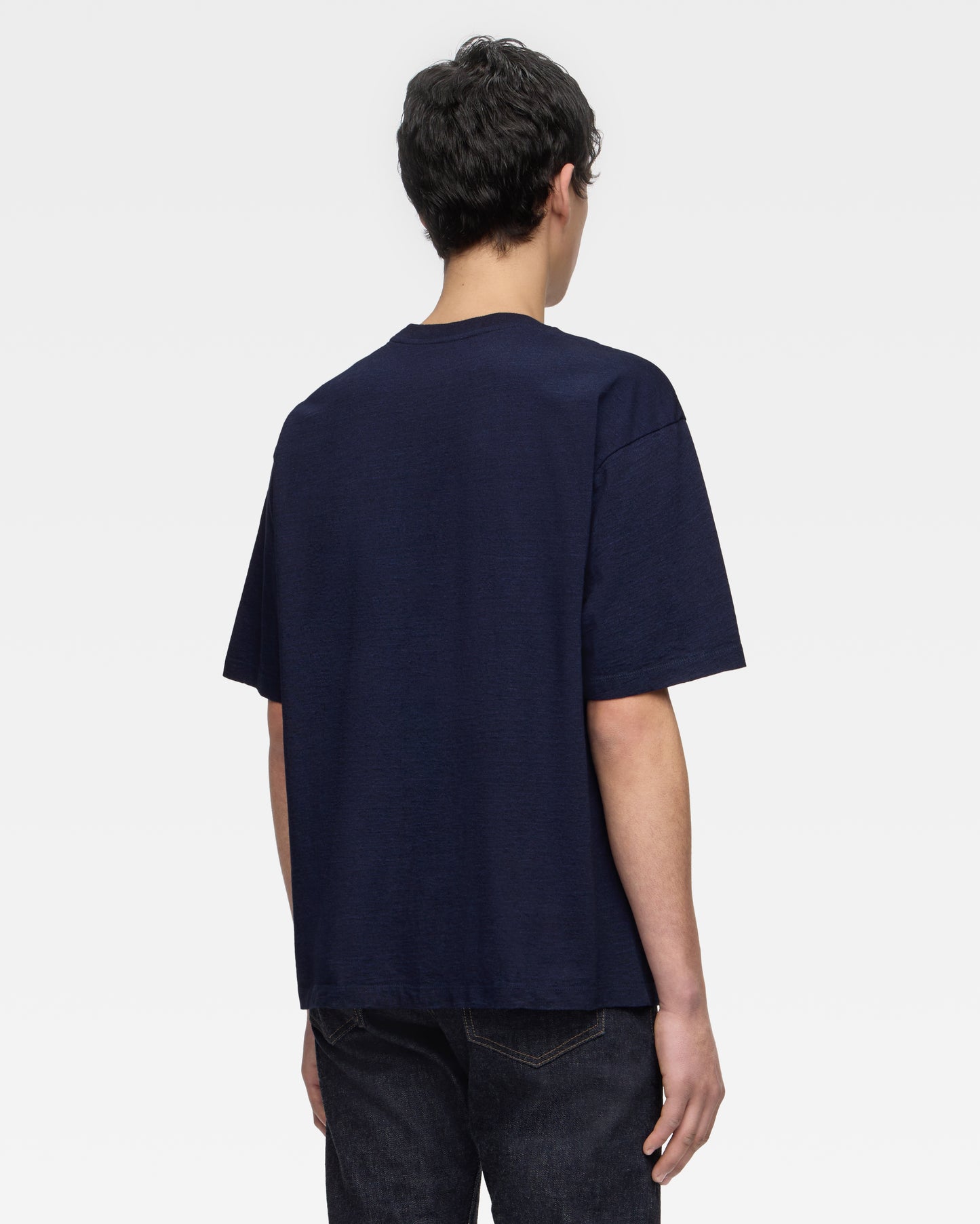 YARN DYED S/S TEE - ALPHABET(FRONT)
