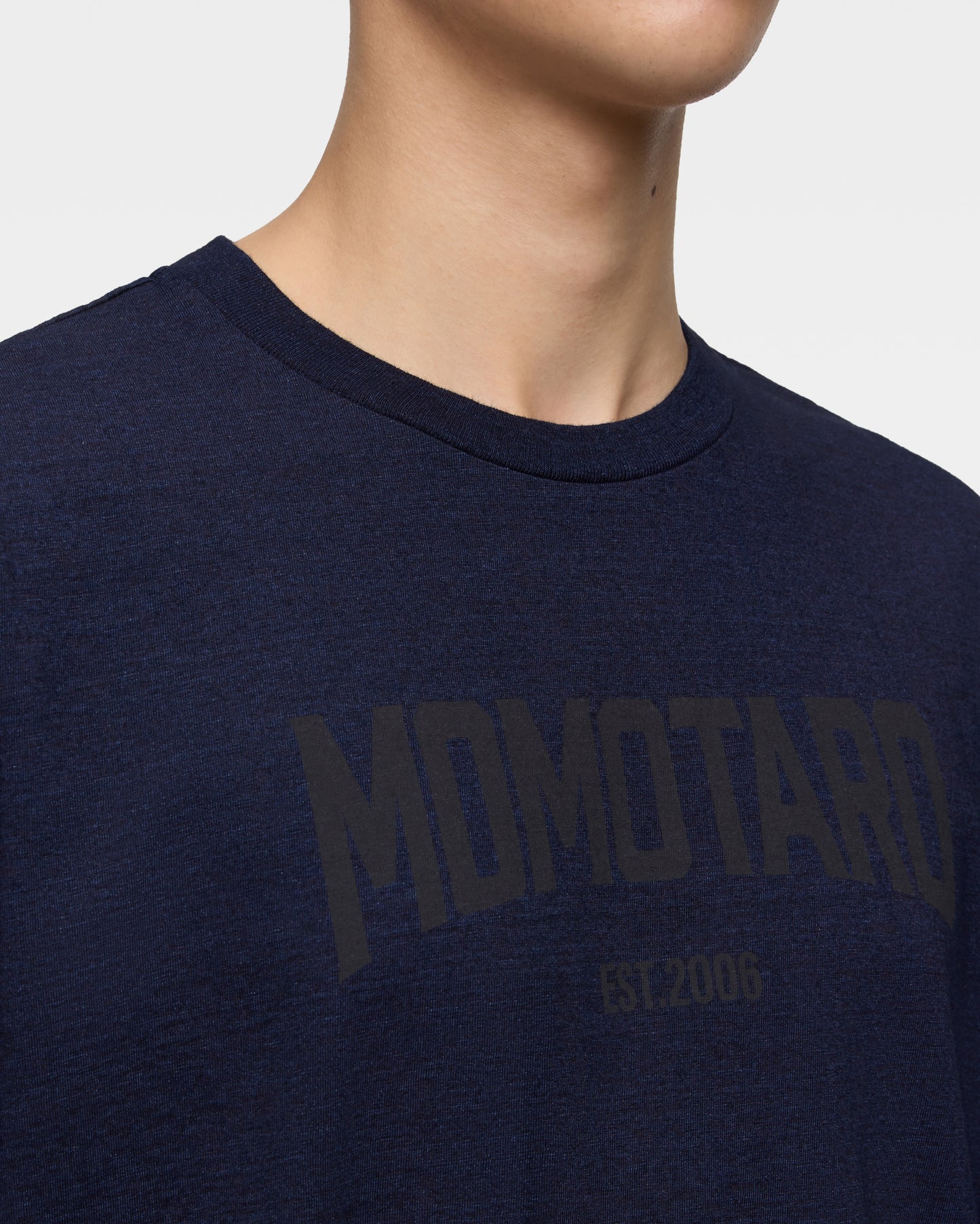 YARN DYED S/S TEE - ALPHABET(FRONT)