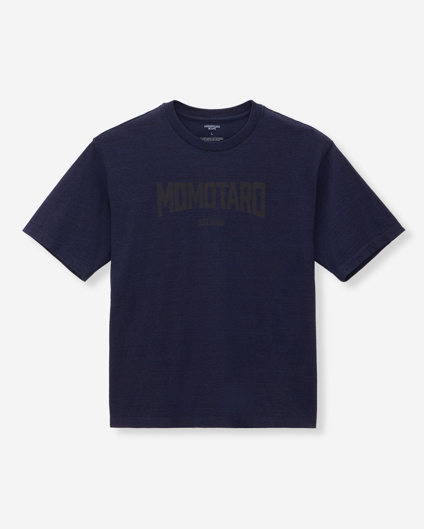 YARN DYED S/S TEE - ALPHABET(FRONT)