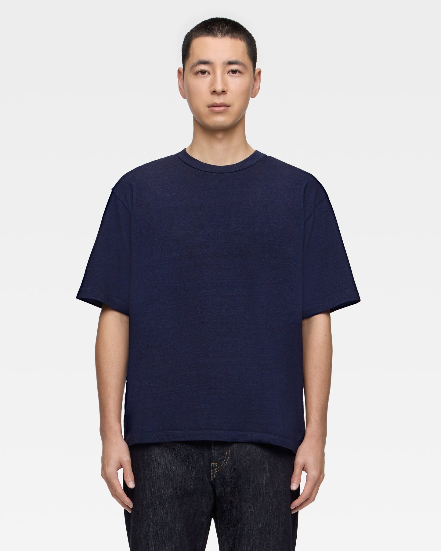 YARN DYED S/S TEE - ALPHABET(BACK)