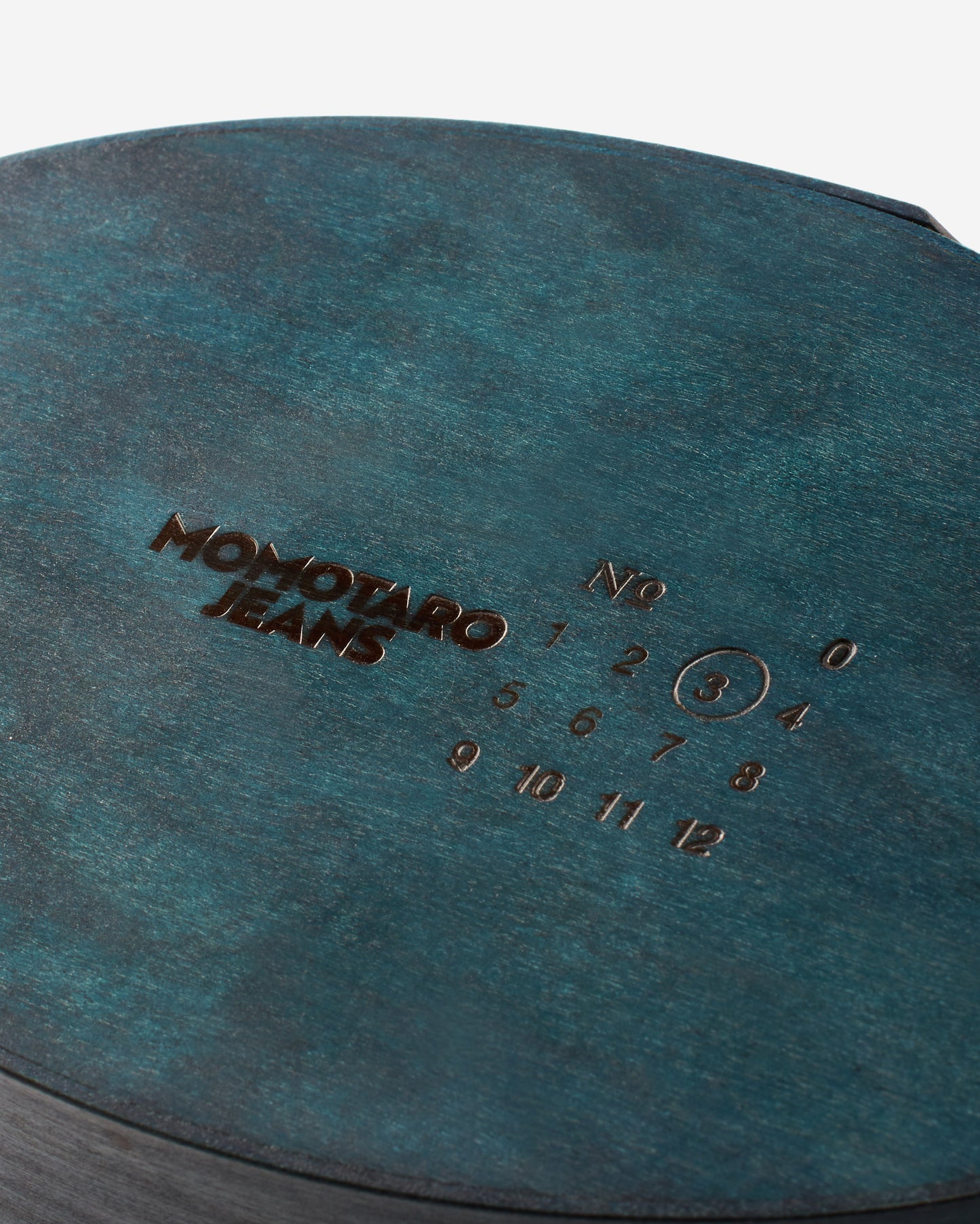 №3 OVAL BOX-NATURAL INDIGO