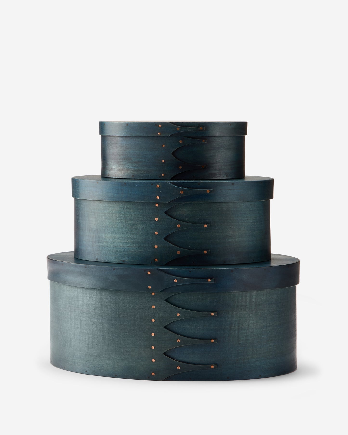 №3 OVAL BOX-NATURAL INDIGO