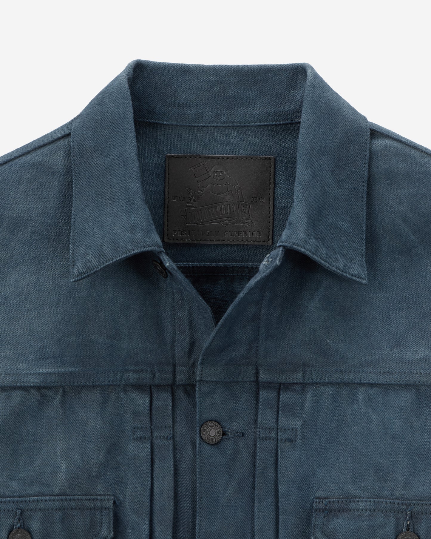 Mud & Natural Indigo Dyed Denim Jacket