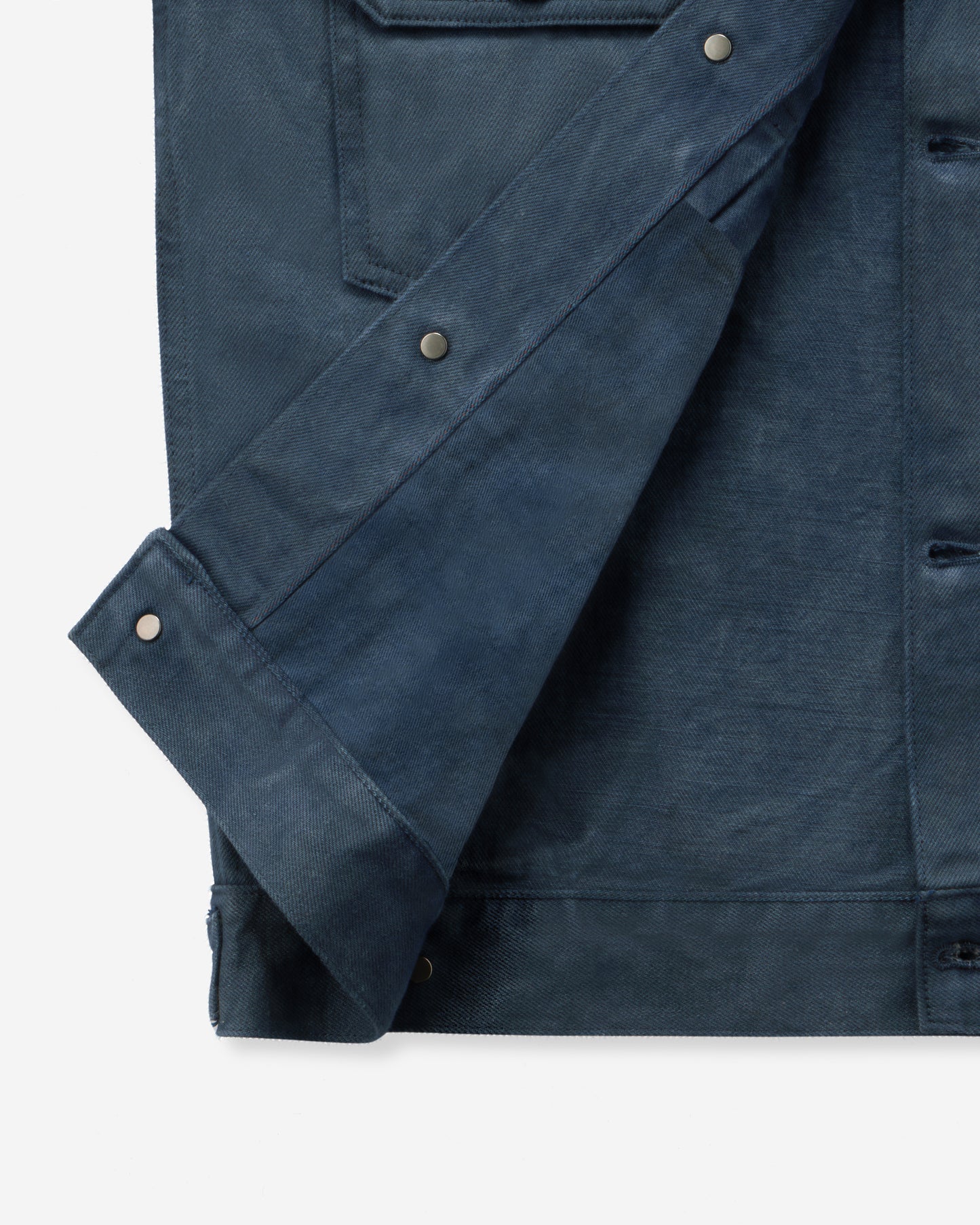 Mud & Natural Indigo Dyed Denim Jacket