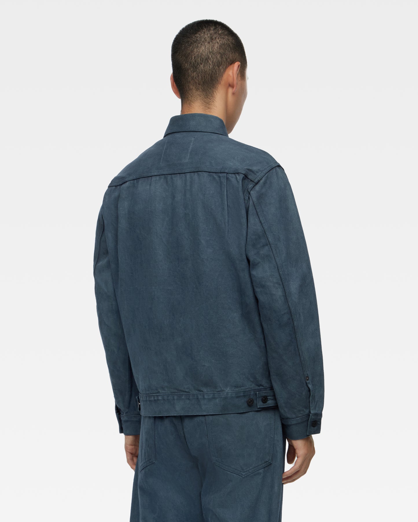 Mud & Natural Indigo Dyed Denim Jacket