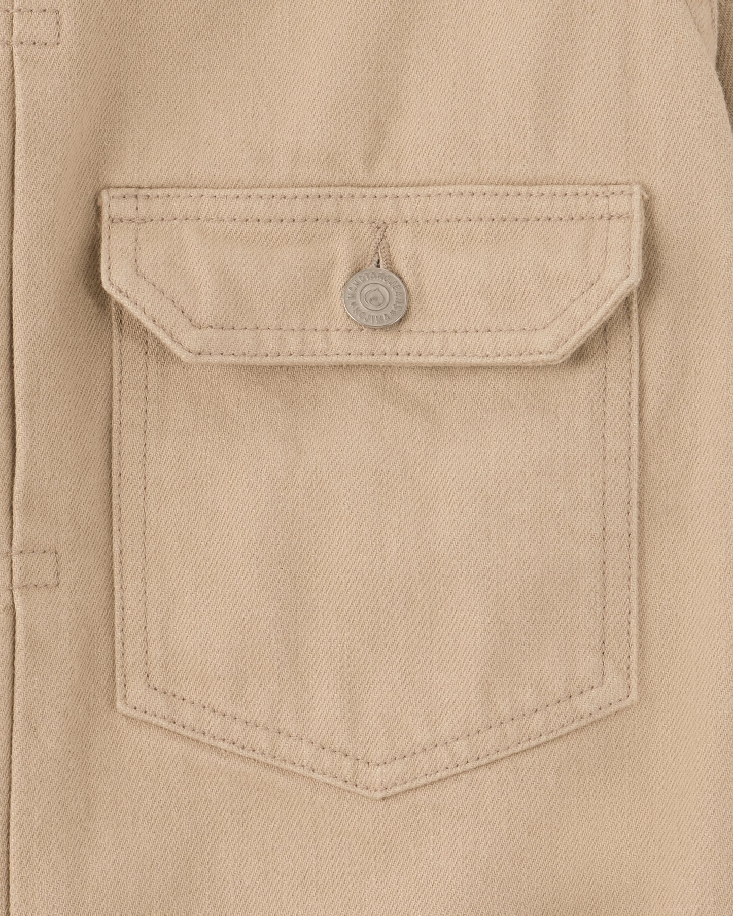 "KAKI-SHIBU" Dyed Denim Double Pocket Jacket