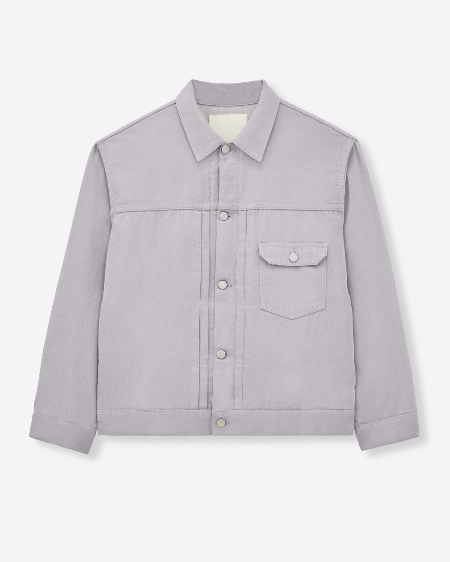 #001 DENIM JACKET - CHACOAL DYED
