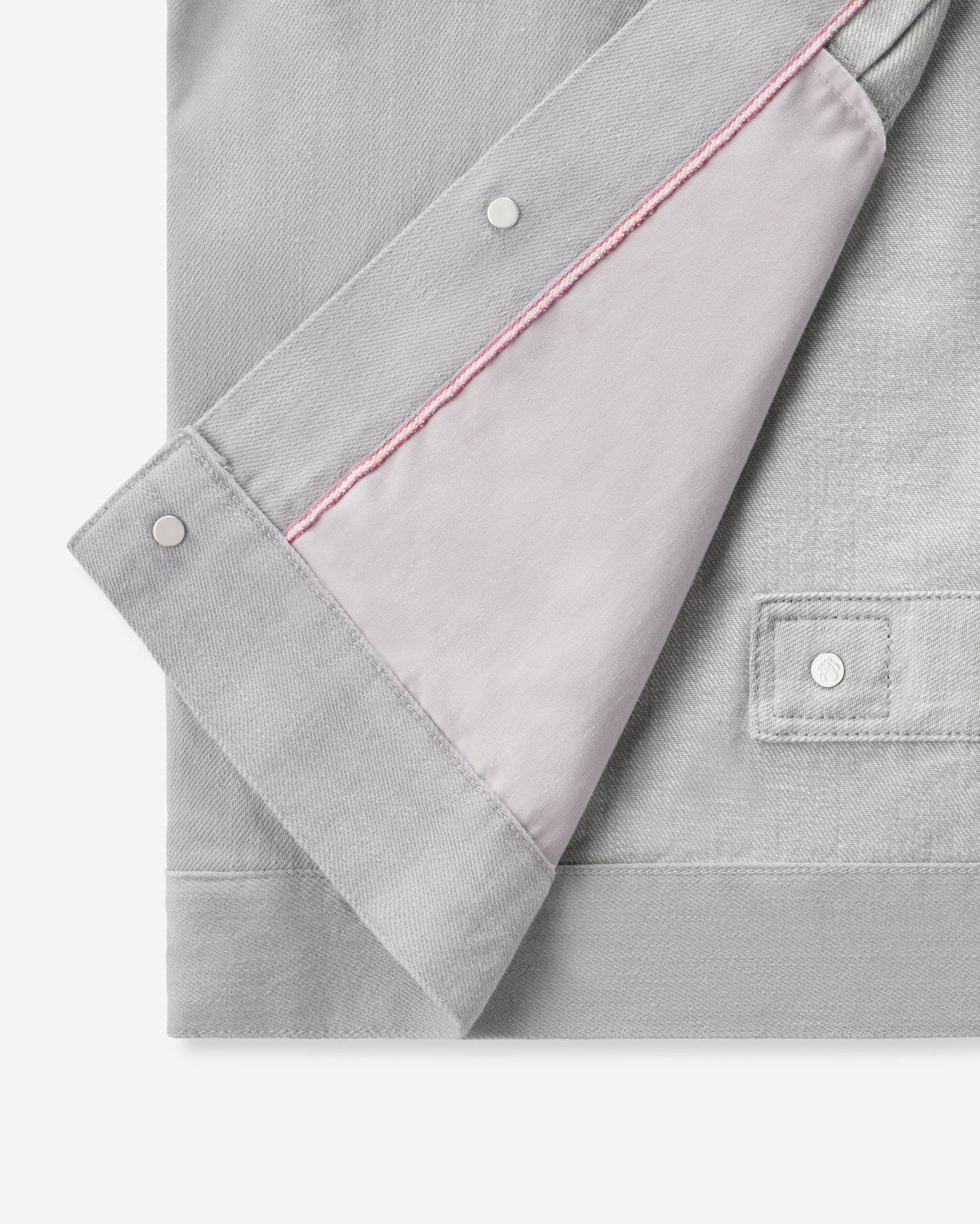 #001 DENIM JACKET - CHACOAL DYED