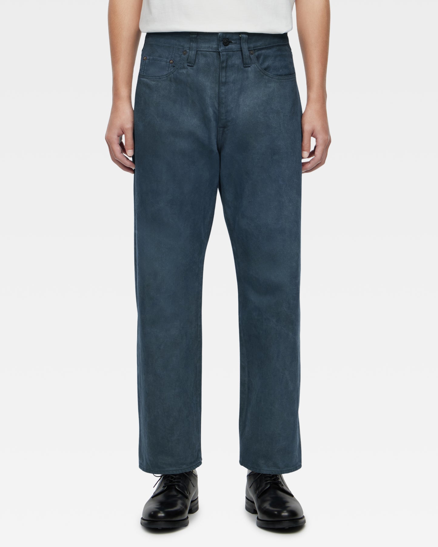 Mud&Natural Indigo Dyed Jeans Straight Fit