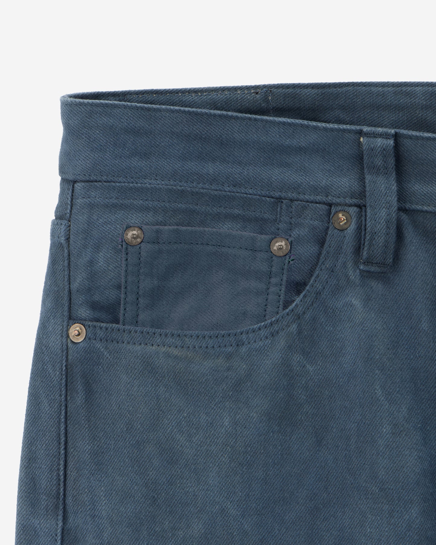 Mud&Natural Indigo Dyed Jeans Straight Fit