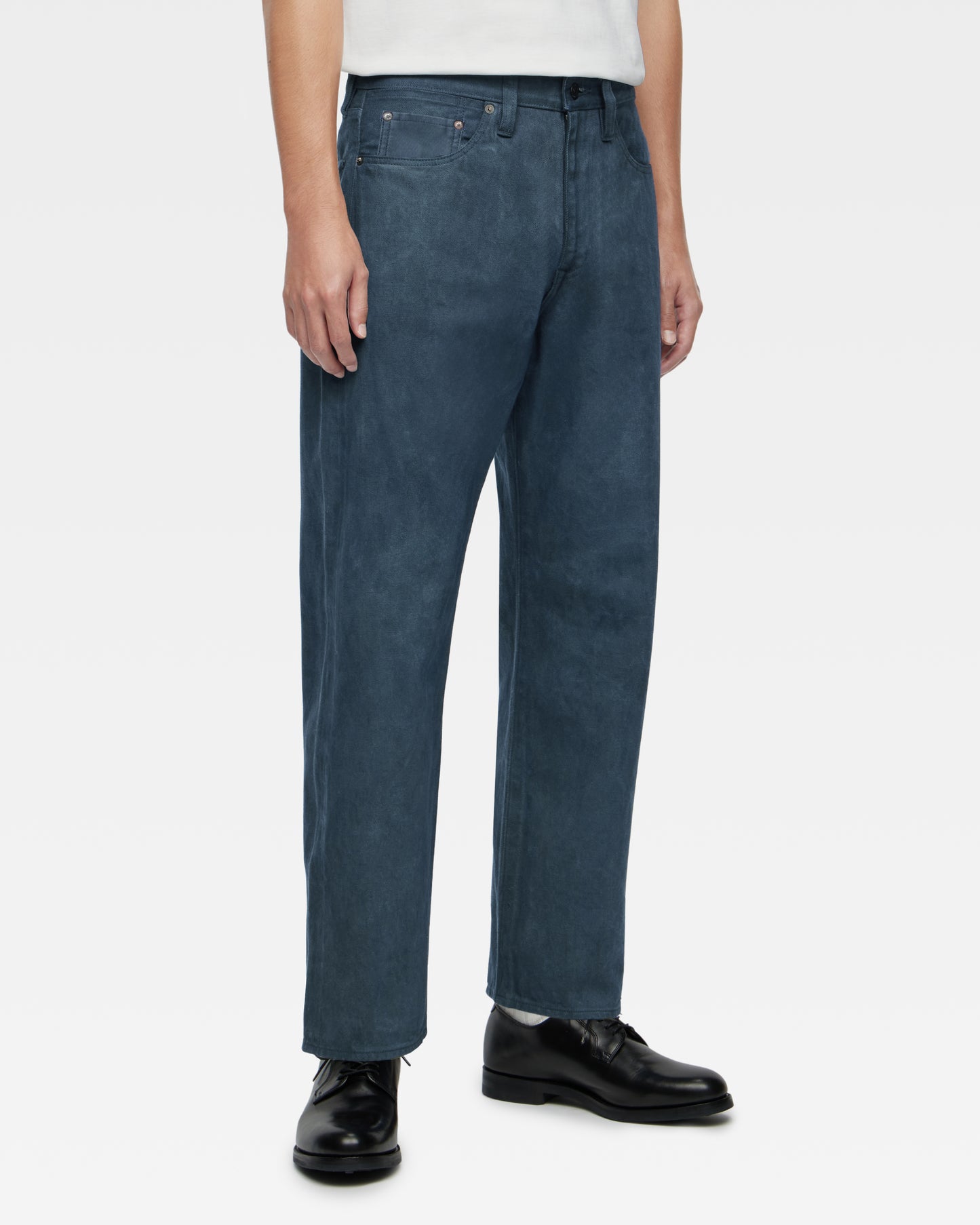 Mud&Natural Indigo Dyed Jeans Straight Fit