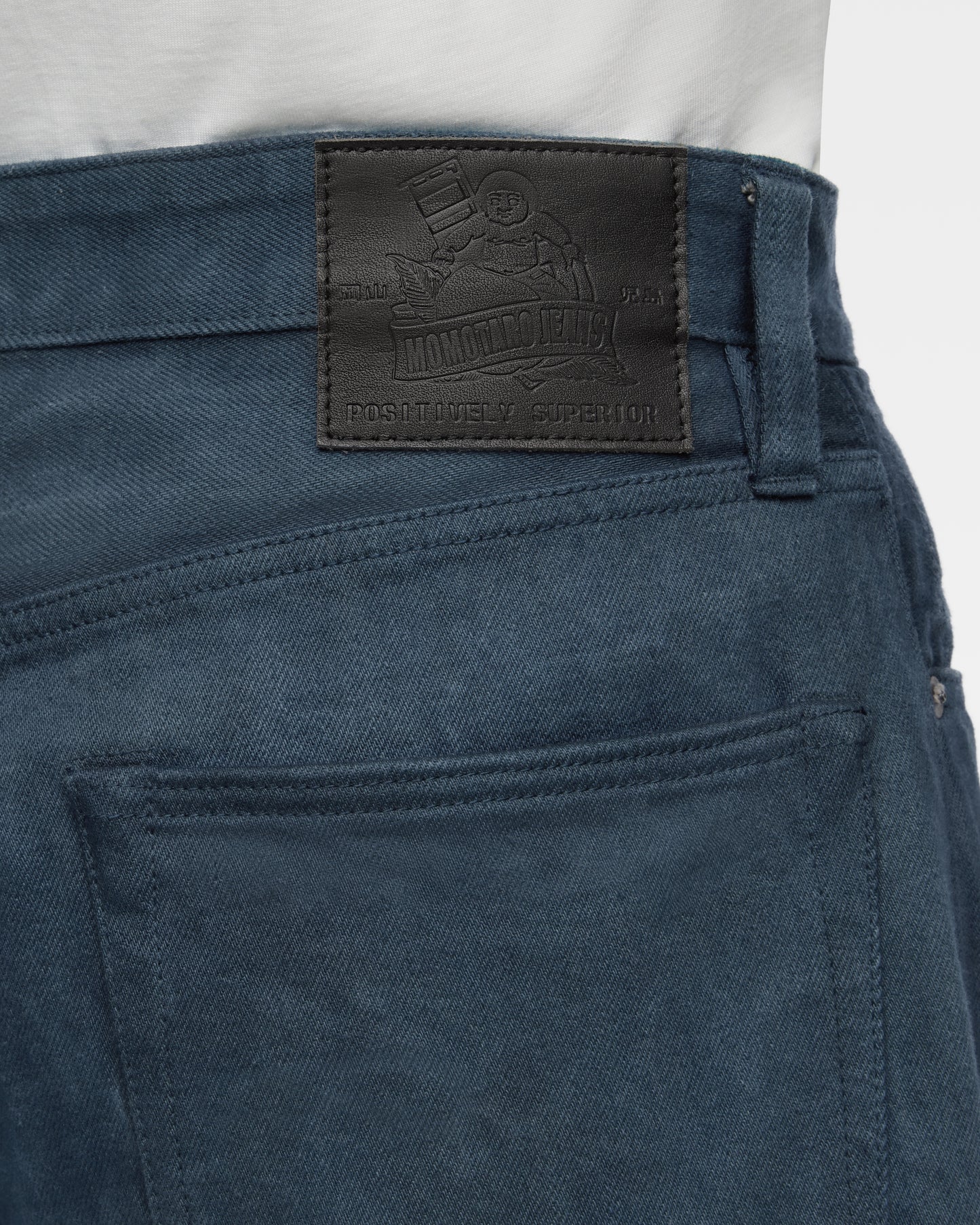 Mud&Natural Indigo Dyed Jeans Straight Fit