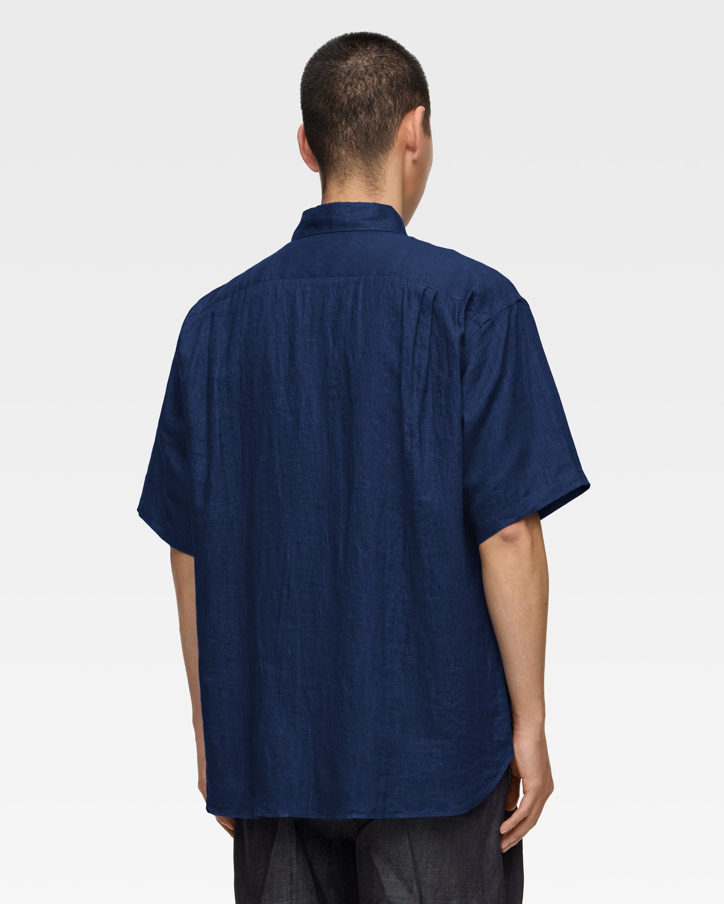 LINEN S/S SHIRT - INDIGO
