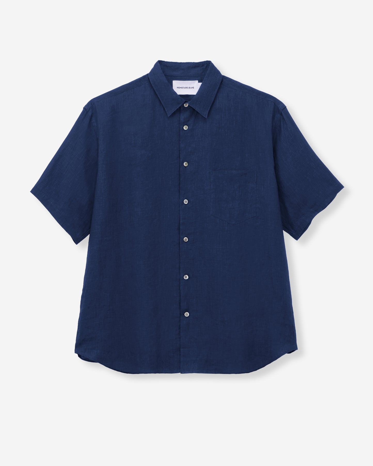 LINEN S/S SHIRT - INDIGO