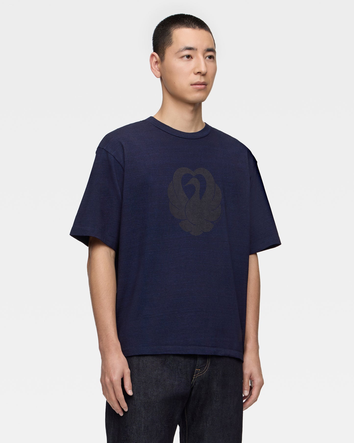 YARN DYED S/S TEE - CRANE