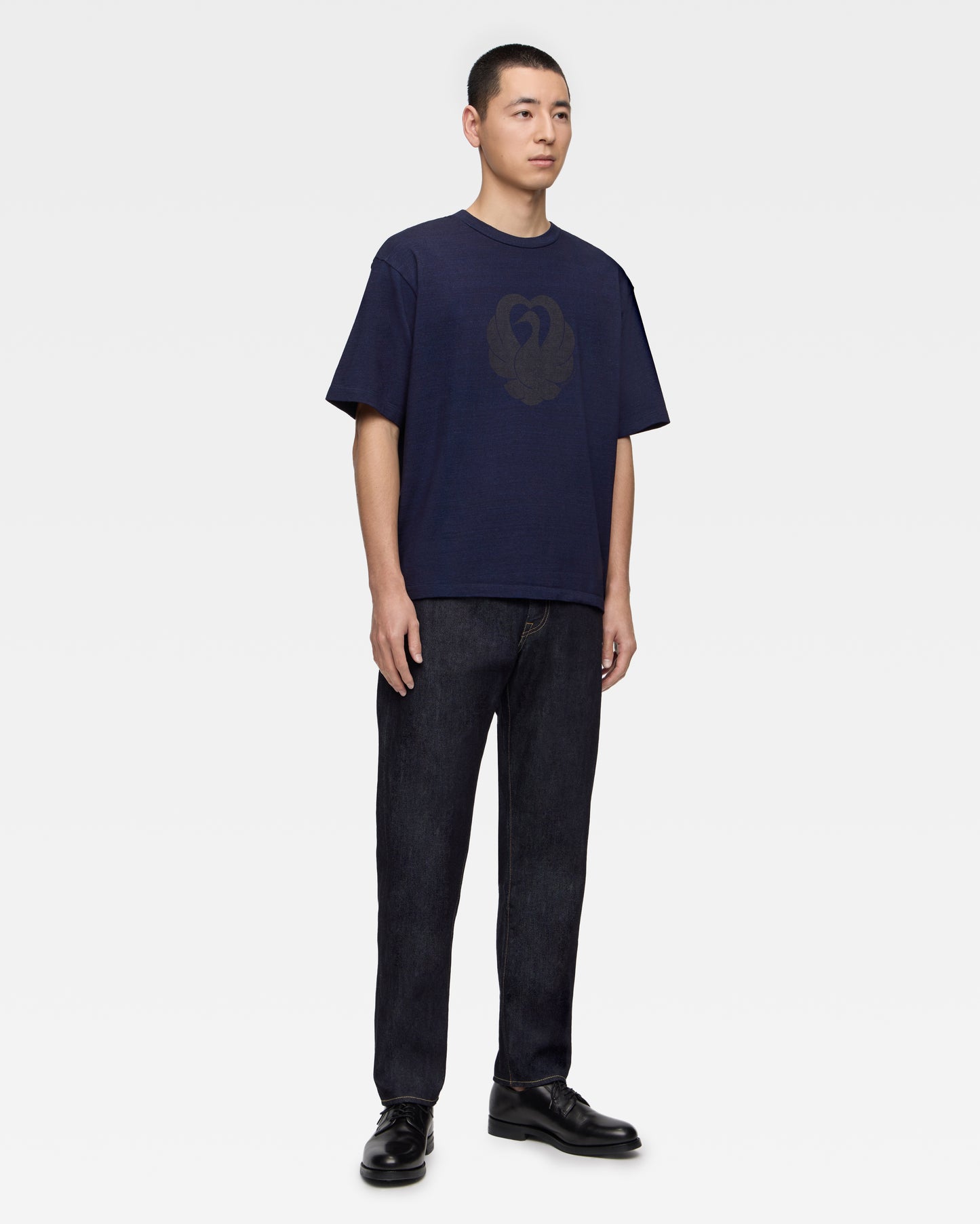 YARN DYED S/S TEE - CRANE