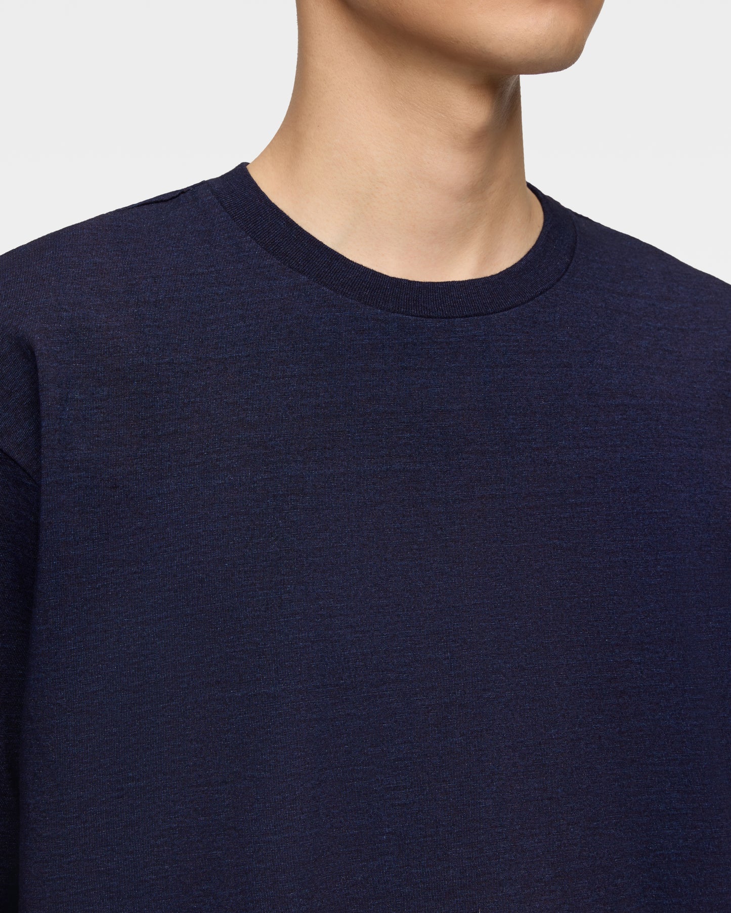 YARN DYED TEE - DISCHARGE PRINT