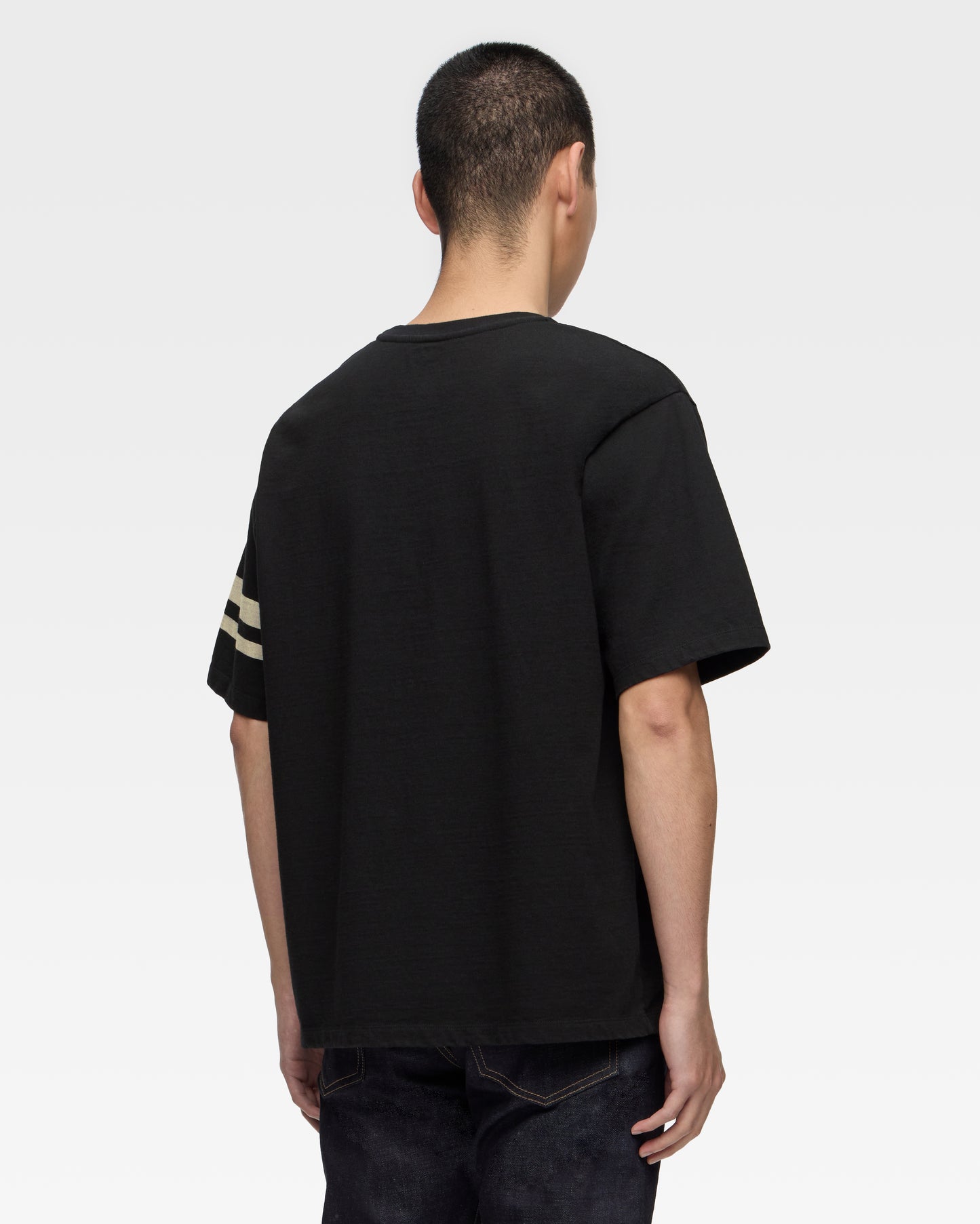HEAVY OUNCE S/S TEE - DISCHARGE PRINT