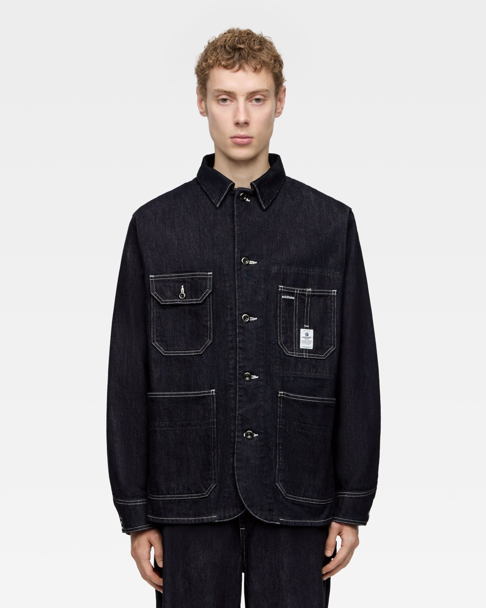【トラ太郎】モモタロウジーンズ　カバーオール　ジャケット　サイズ36 桃太郎ジーンズ（MOMOTARO JEANS） デニム カバーオール ジャケット