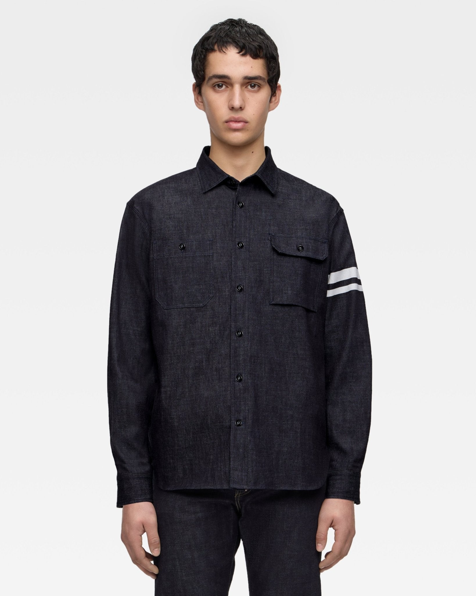 TRIPLE STITCH L/S DENIM SHIRT (SP) – MOMOTARO JEANS