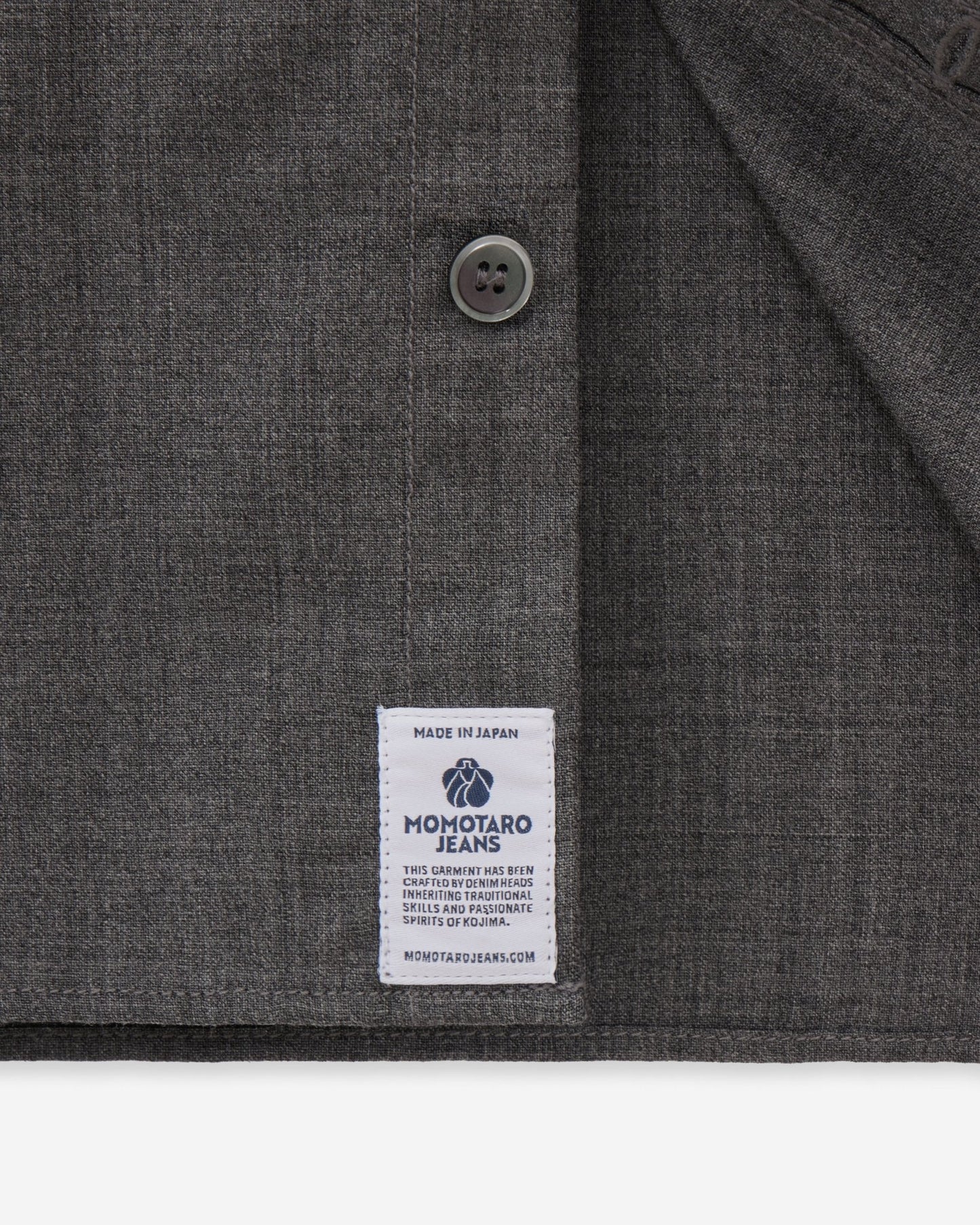 TRIPLE STITCH L/S WOOL TROPICAL SHIRT - MOMOTARO JEANS