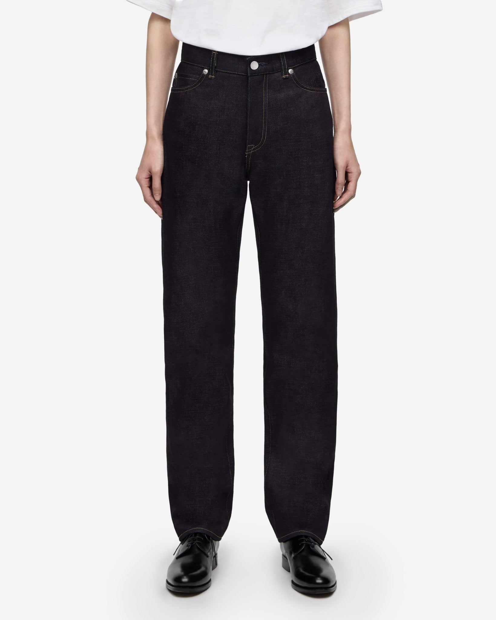 ももも MOMOTARO JEANS - #400 STANDARD WIDE 14.7oz - Zip-Fly - MMJZ0400