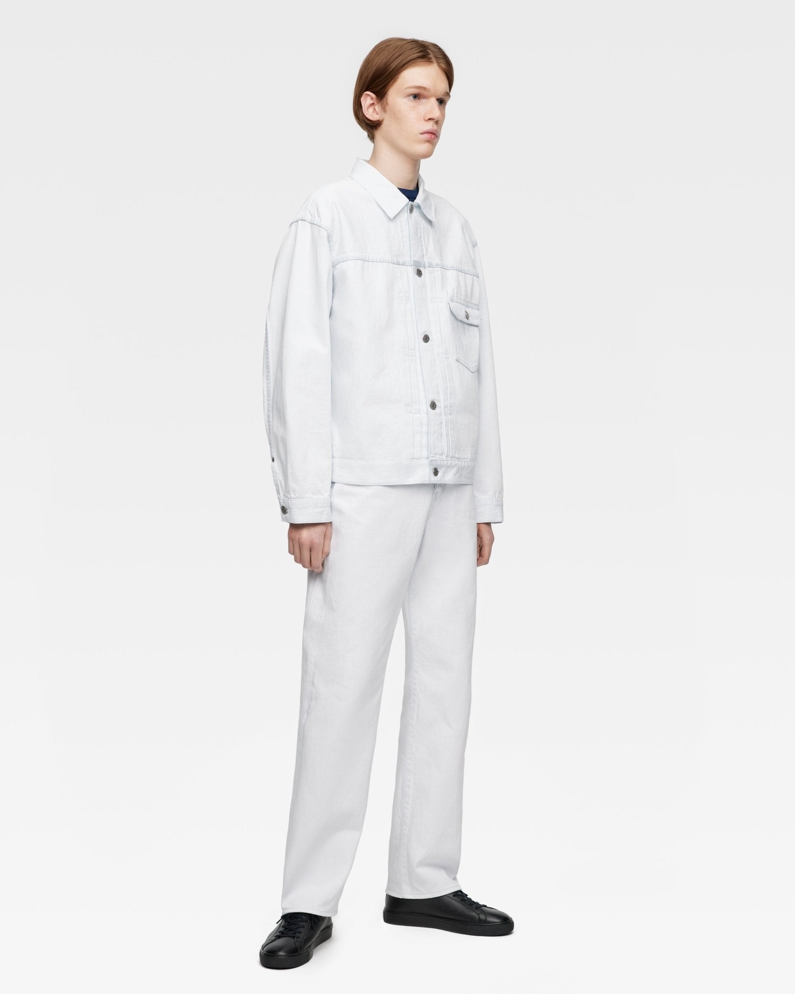 001 DENIM JACKET - HIGH FADE BLUE - MOMOTARO JEANS