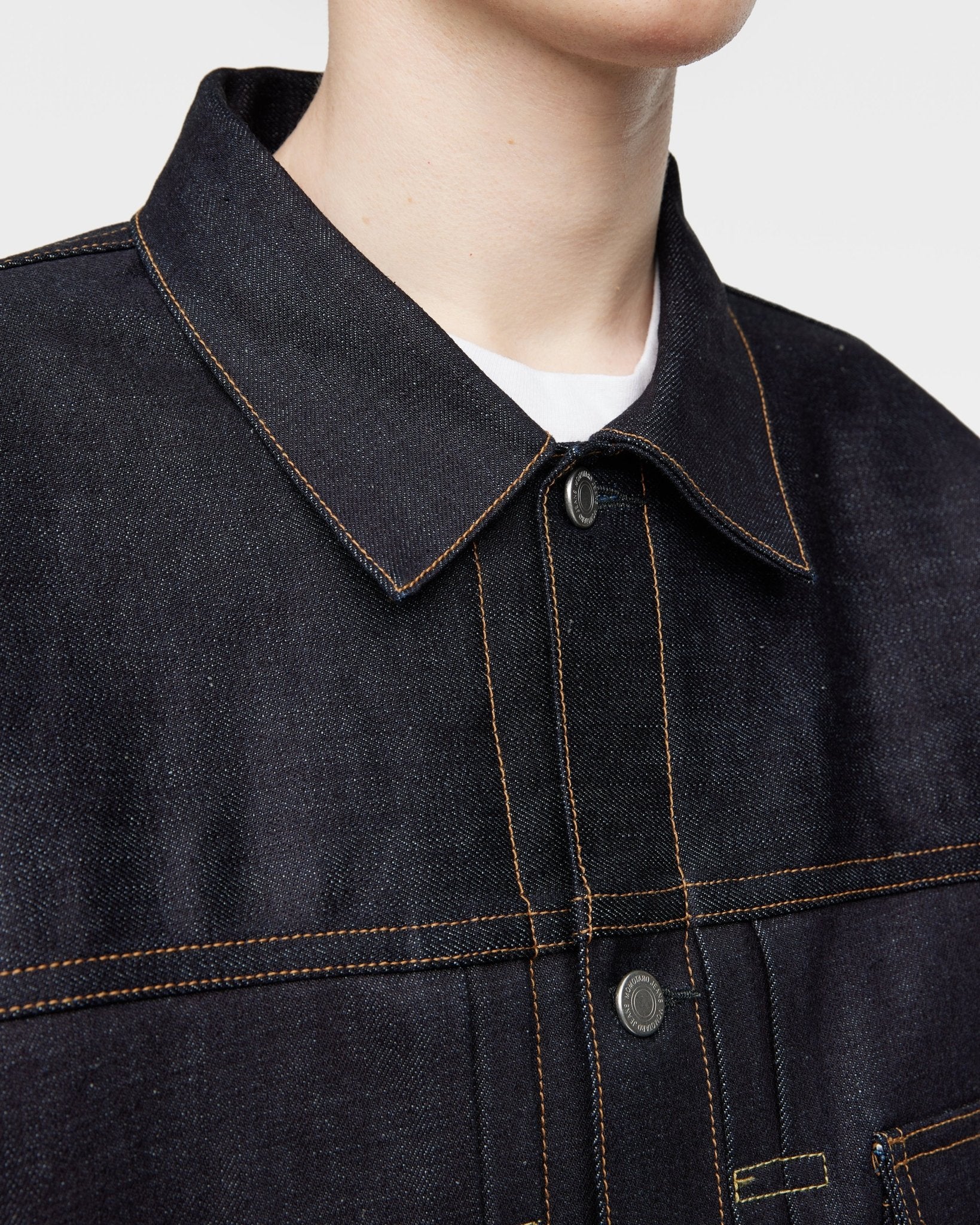 【桃太郎ジーンズ】#001 STANDARD DENIM JACKET 001 STANDARD DENIM JACKET 14.7oz – MOMOTARO JEANS