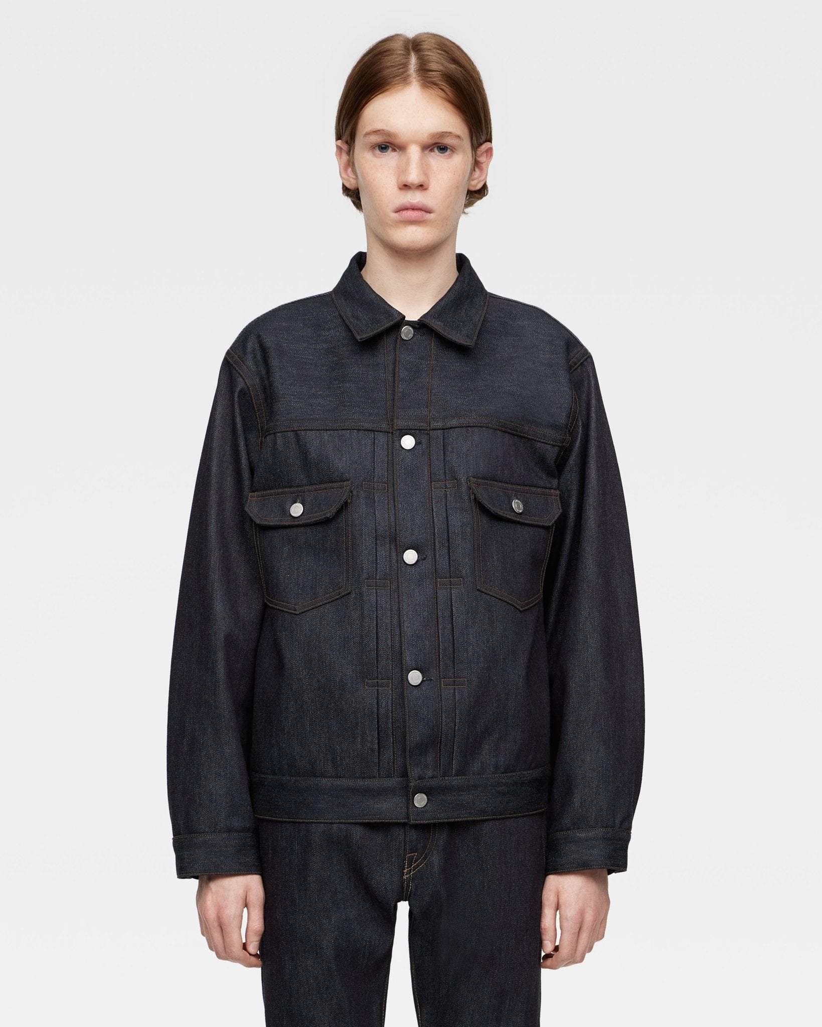 002 CASHMERE DENIM JACKET 13.7oz – MOMOTARO JEANS
