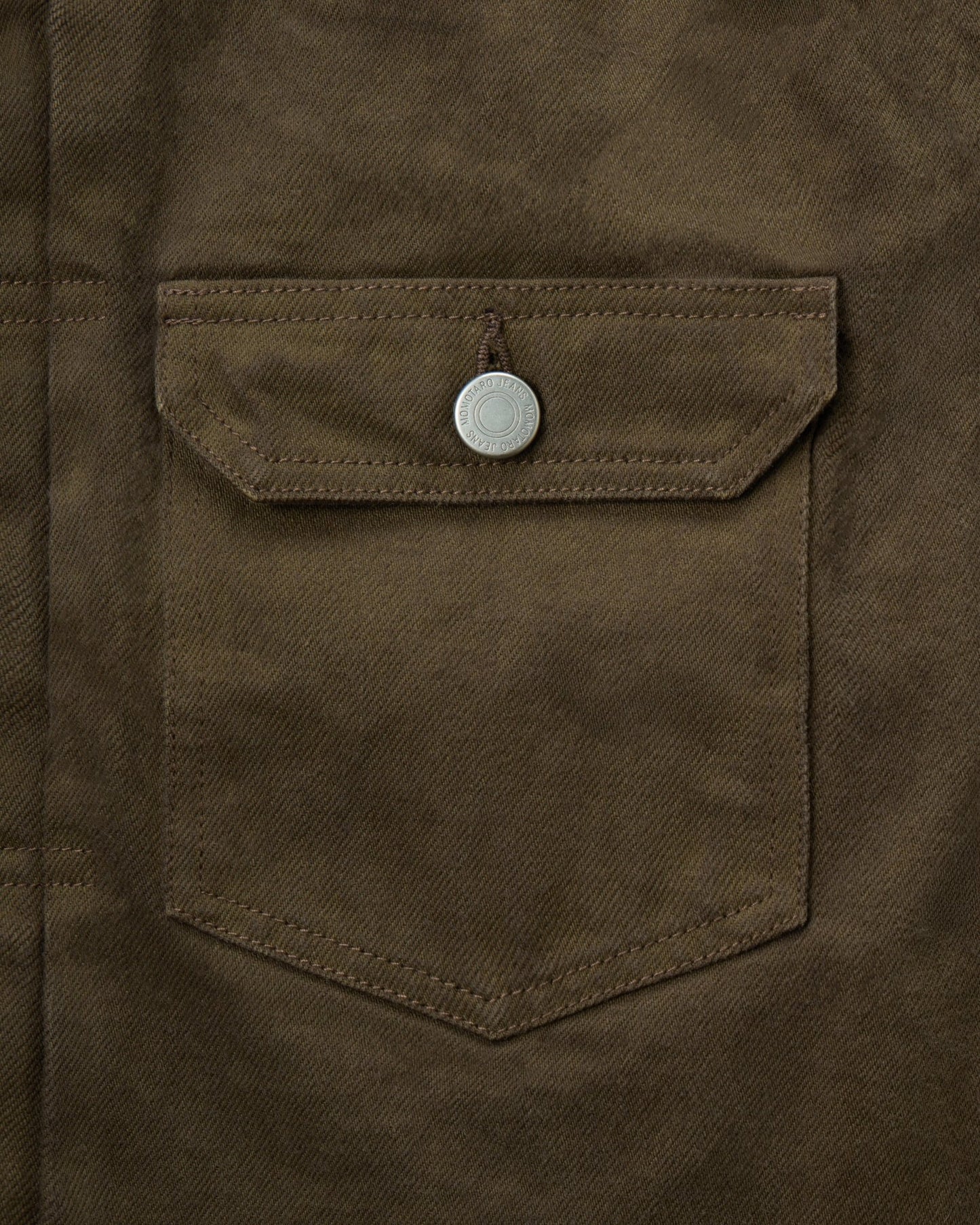 002 DENIM JACKET - MOSS - MOMOTARO JEANS