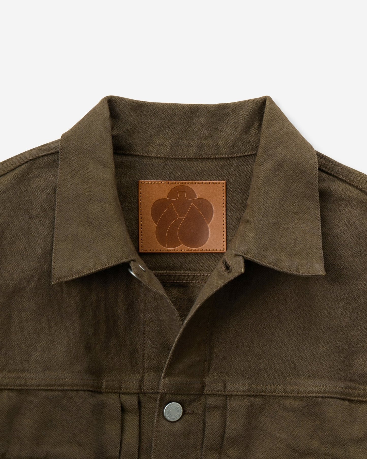 002 DENIM JACKET - MOSS - MOMOTARO JEANS