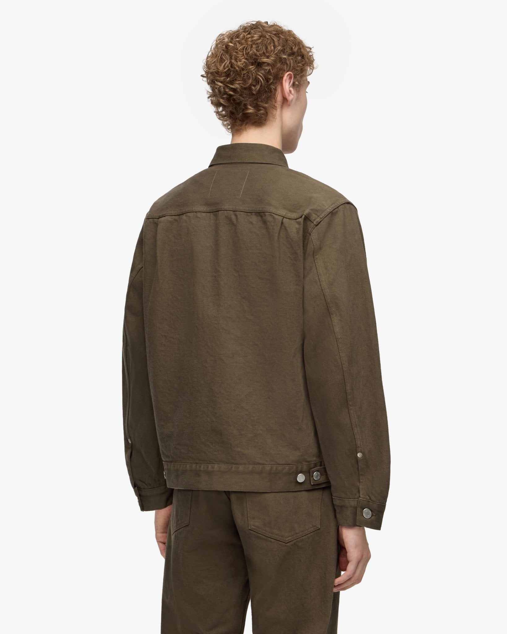 ももこ ② 002 DENIM JACKET - MOSS – MOMOTARO JEANS