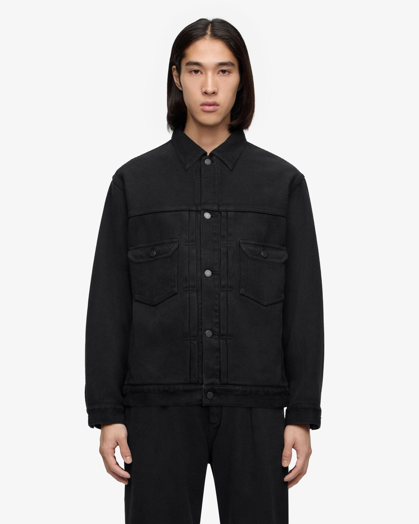 002 SASHIKO JACKET - OVERDYE - MOMOTARO JEANS