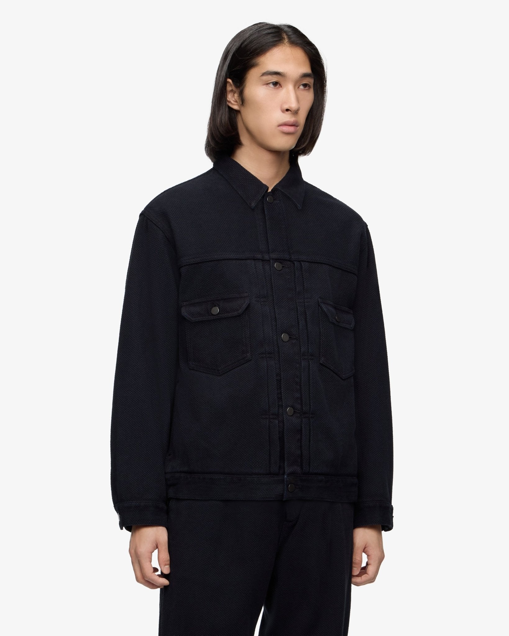 002 SASHIKO JACKET - OVERDYE - MOMOTARO JEANS