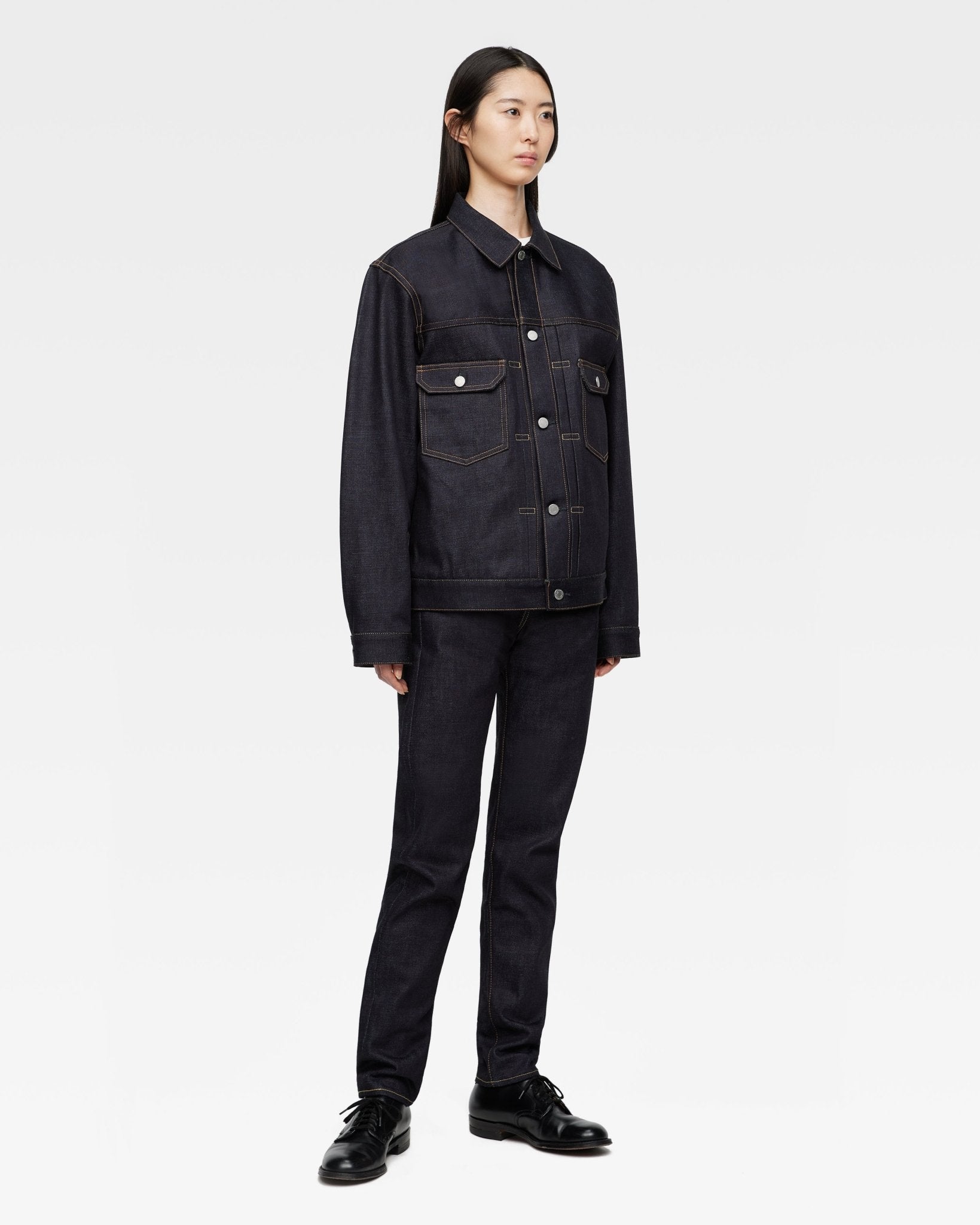 002 STANDARD DENIM JACKET 14.7oz – MOMOTARO JEANS