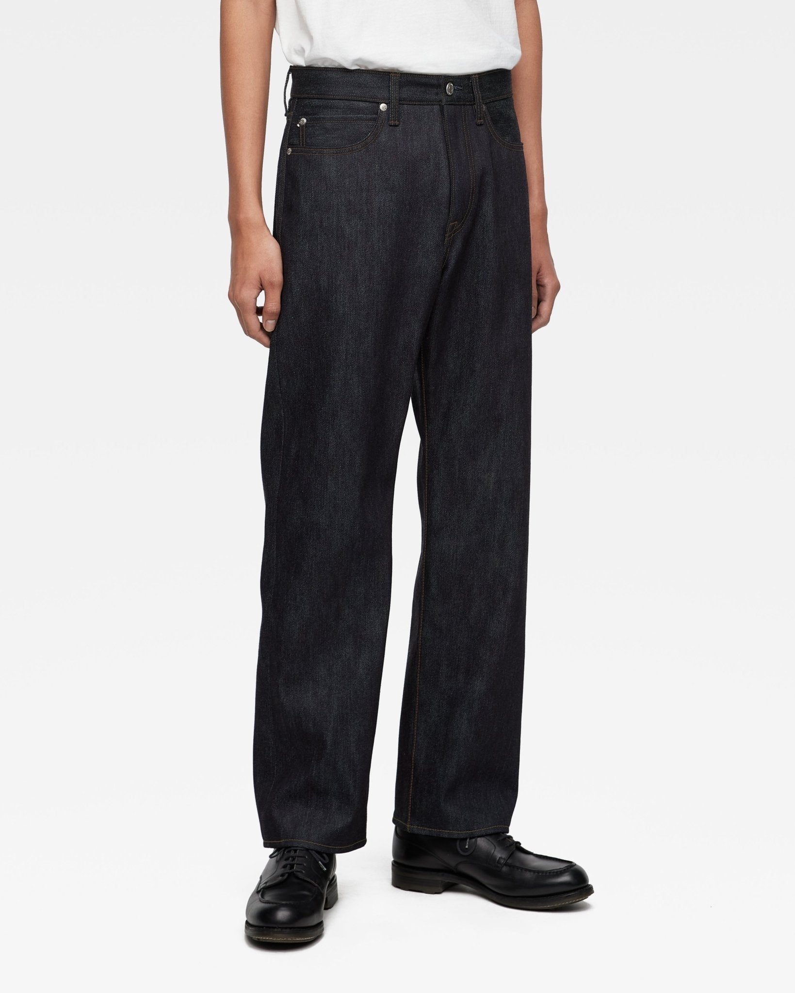 100 CASHMERE STRAIGHT 13.7oz - MOMOTARO JEANS