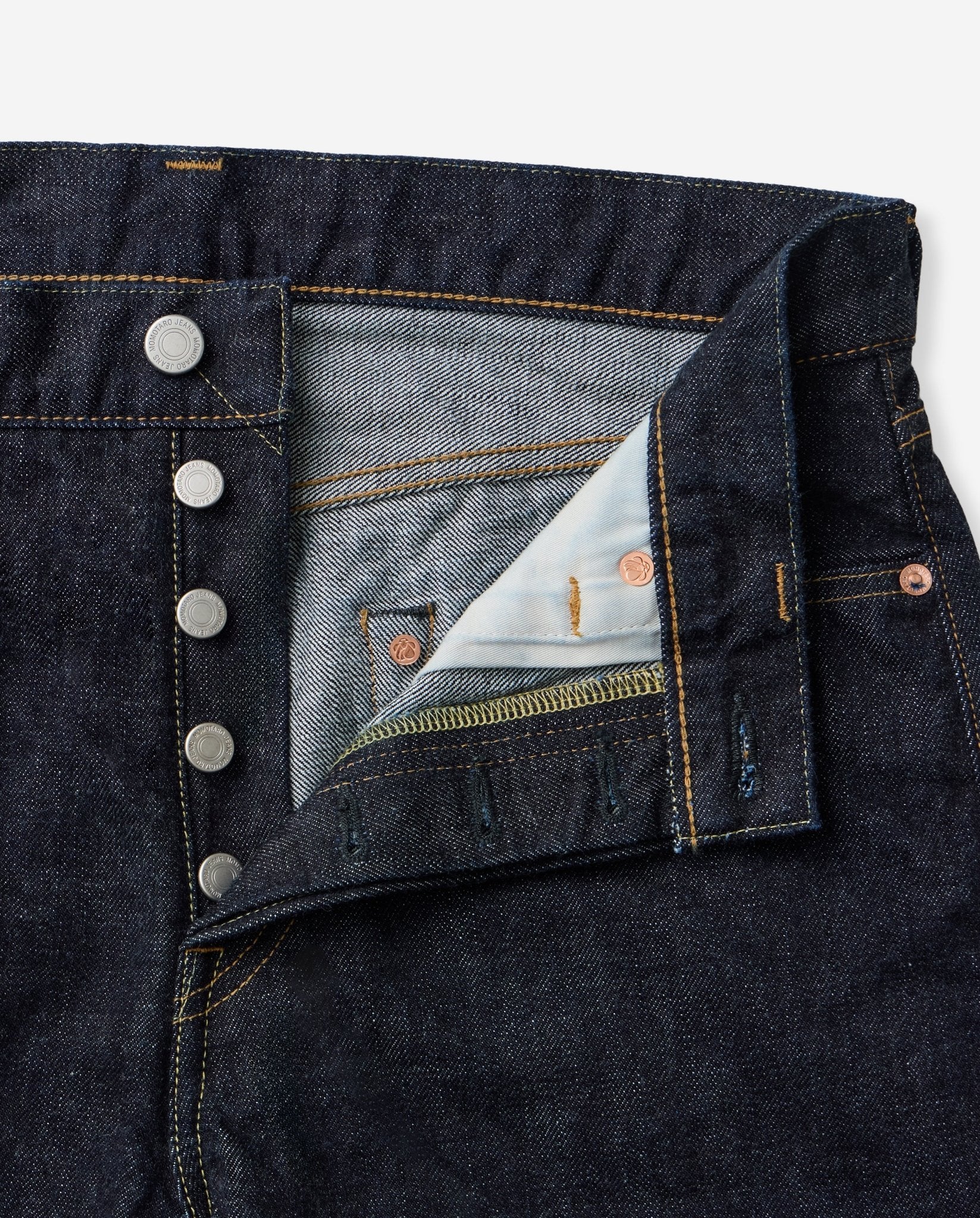 "モモタロ①" 100 CLASSIC STRAIGHT 15.7oz – MOMOTARO JEANS