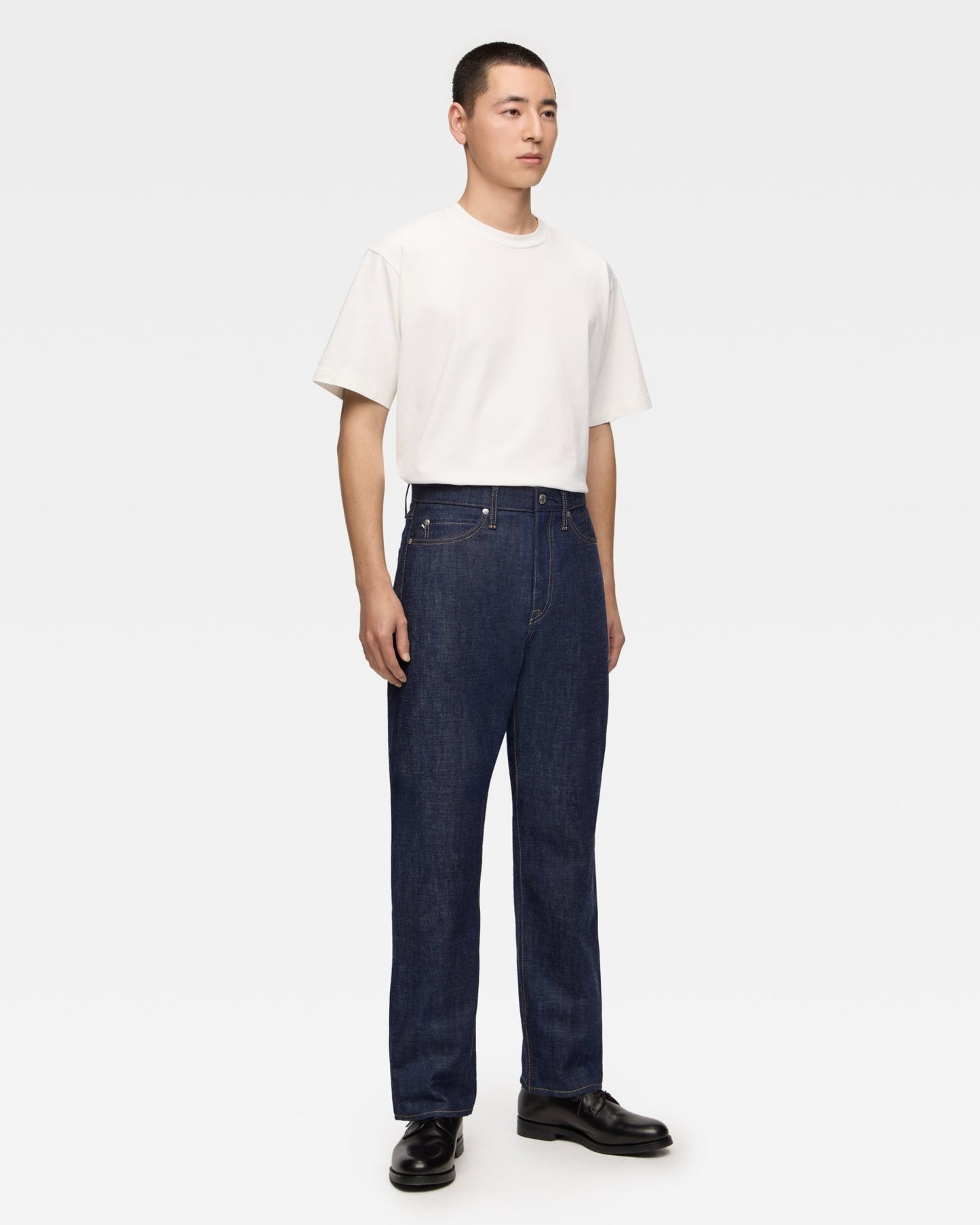 100 NATURAL INDIGO STRAIGHT 12.2oz - MOMOTARO JEANS
