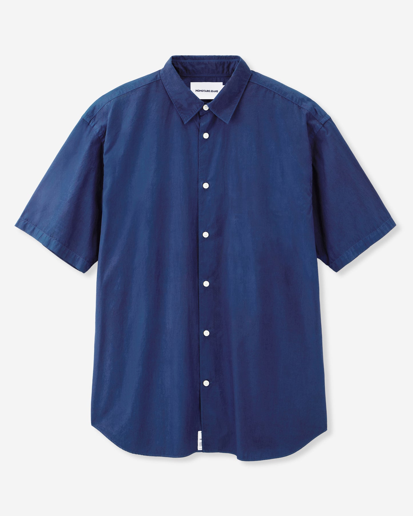 BROAD S/S SHIRT - NATURAL INDIGO