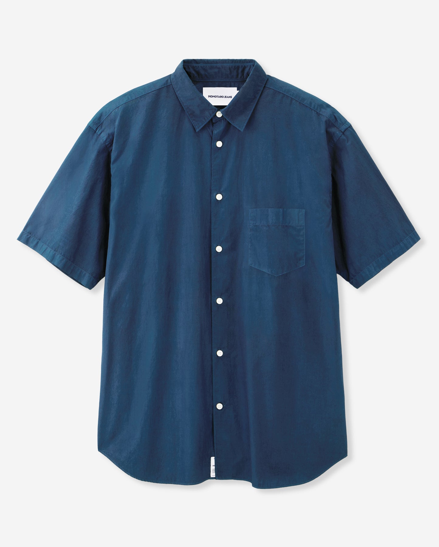 BROAD S/S SHIRT - NATURAL INDIGO