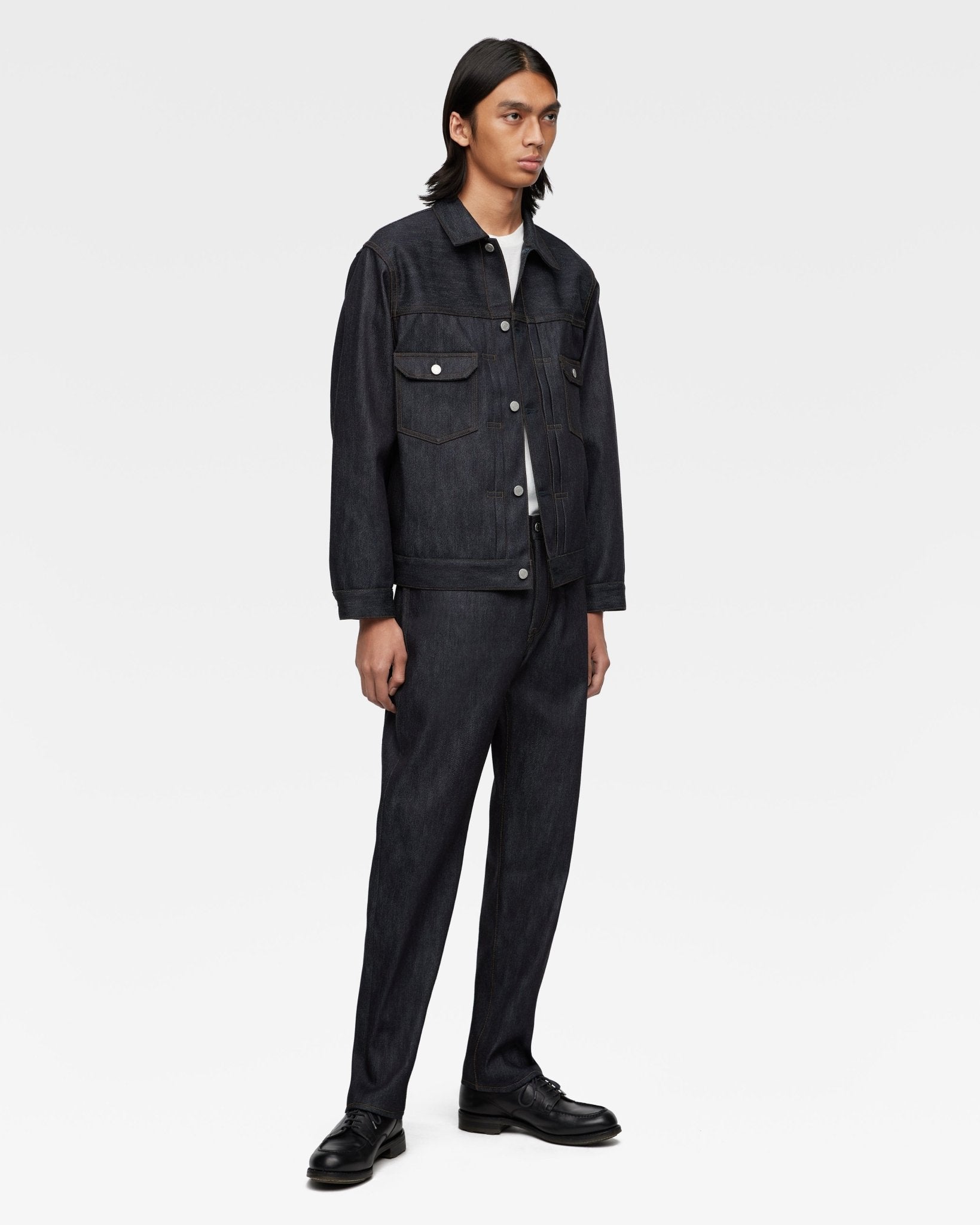 200 CASHMERE TAPERED 13.7oz - MOMOTARO JEANS