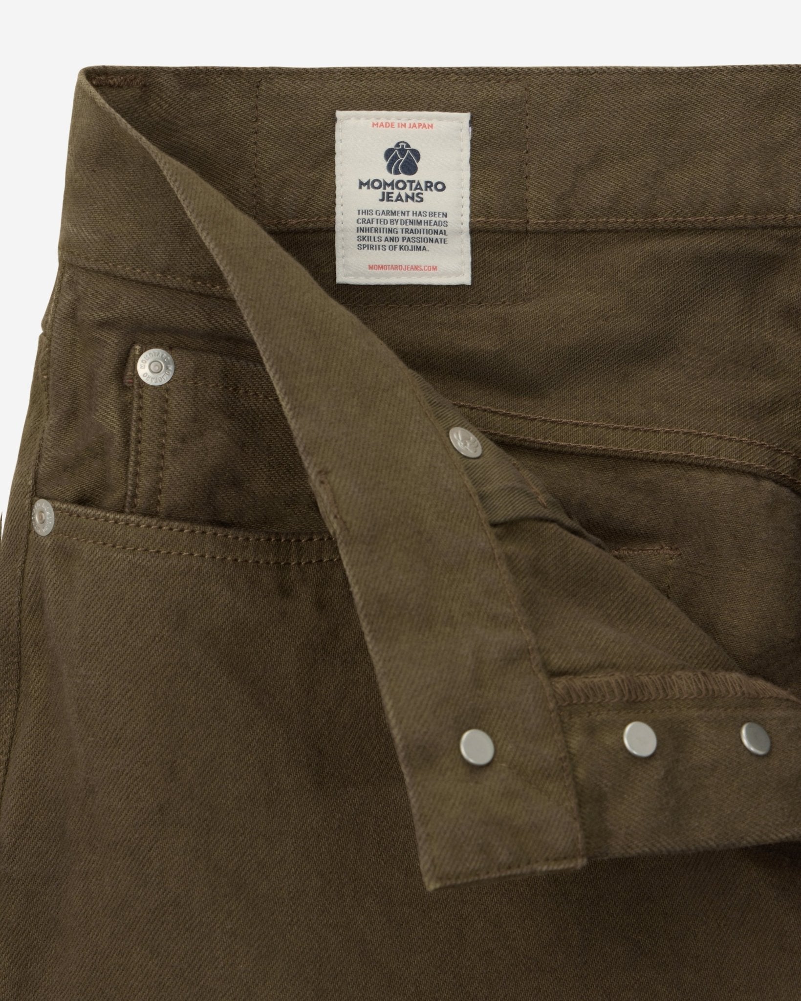 もも 200 TAPERED - MOSS – MOMOTARO JEANS