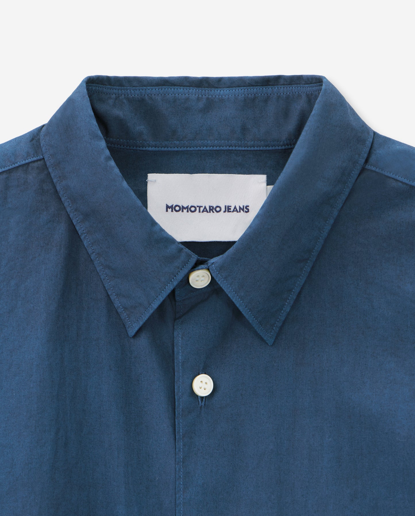 BROAD S/S SHIRT - NATURAL INDIGO